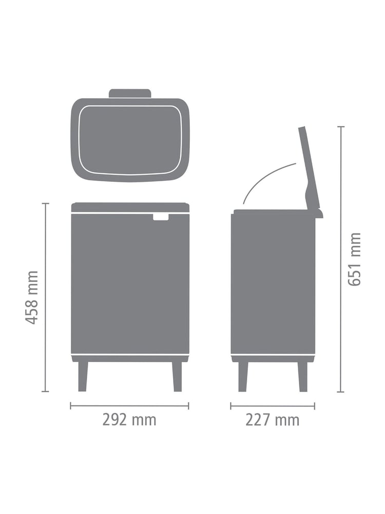 Brabantia Soft Beige Bo Waste Bin - Image 6 of 6 Brabantia Soft Beige Bo Waste Bin - Image 6 of 6