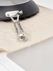 Brabantia Soft Beige SinkSide Foldable Dish Drying Rack, Large - Image 5 of 6