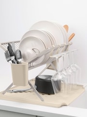 Brabantia Soft Beige SinkSide Foldable Dish Drying Rack, Large - Image 6 of 6