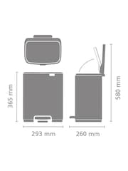 Brabantia Lilac Pink Bo Pedal Bin - Image 6 of 6