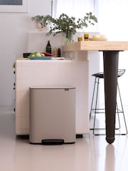 Brabantia Soft Grey Bo Pedal Bin - Image 1 of 6