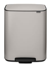 Brabantia Soft Grey Bo Pedal Bin - Image 2 of 6