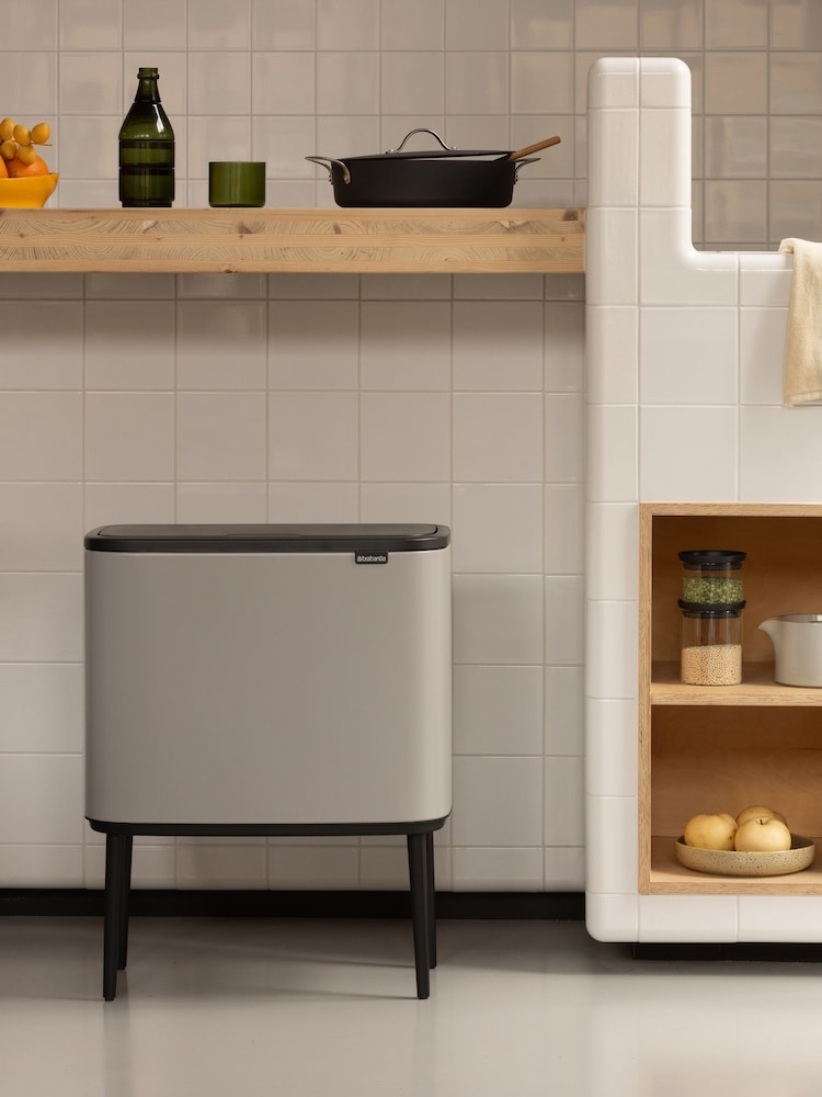 Brabantia Soft Grey Bo Touch Bin - Image 1 of 6 Brabantia Soft Grey Bo Touch Bin - Image 1 of 6