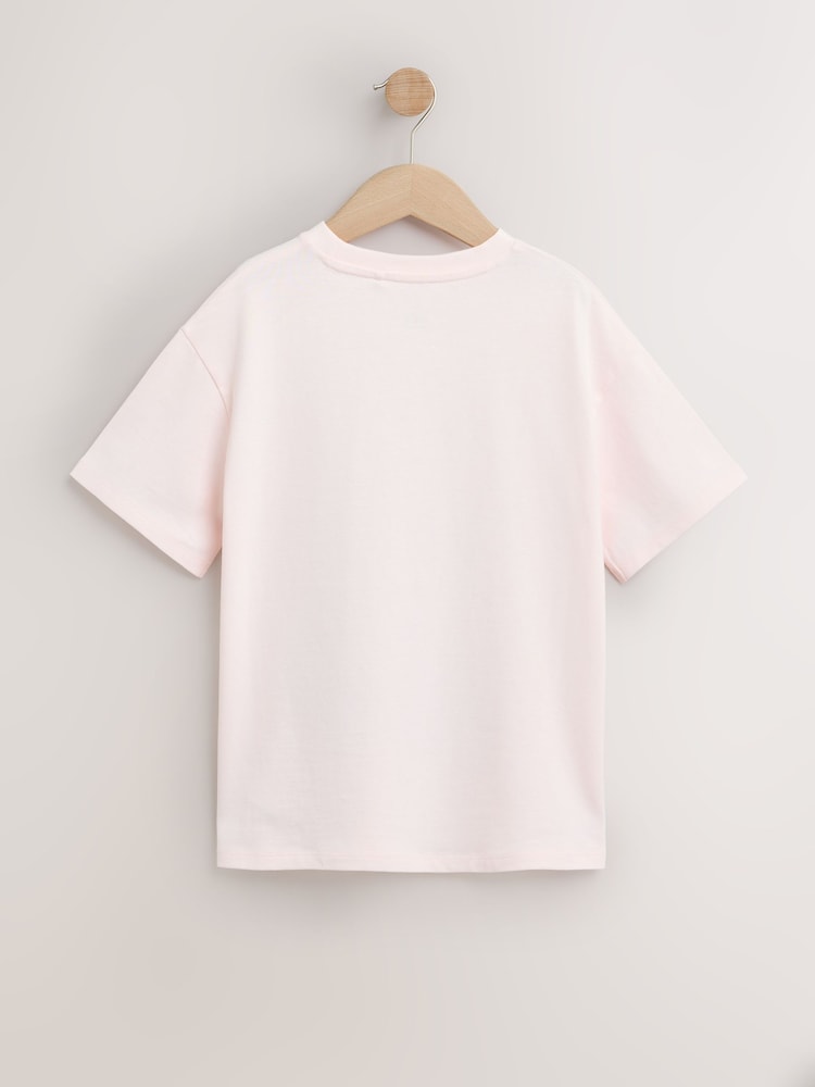 Pink Hike Oversized Graphic T-Shirt (3-16yrs) - Image 2 of 4 Pink Hike Oversized Graphic T-Shirt (3-16yrs) - Image 2 of 4