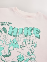 Pink Hike Oversized Graphic T-Shirt (3-16yrs) - Image 4 of 4