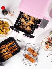 Salter Pink Stackable Air Fryer - Image 4 of 6