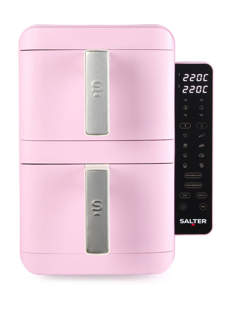 Salter Pink Stackable Air Fryer - Image 6 of 6