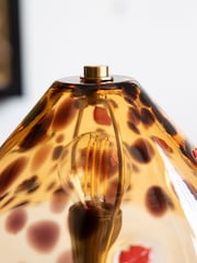 Rockett St George Leopard The Icons Glass Table Lamp - Image 3 of 5