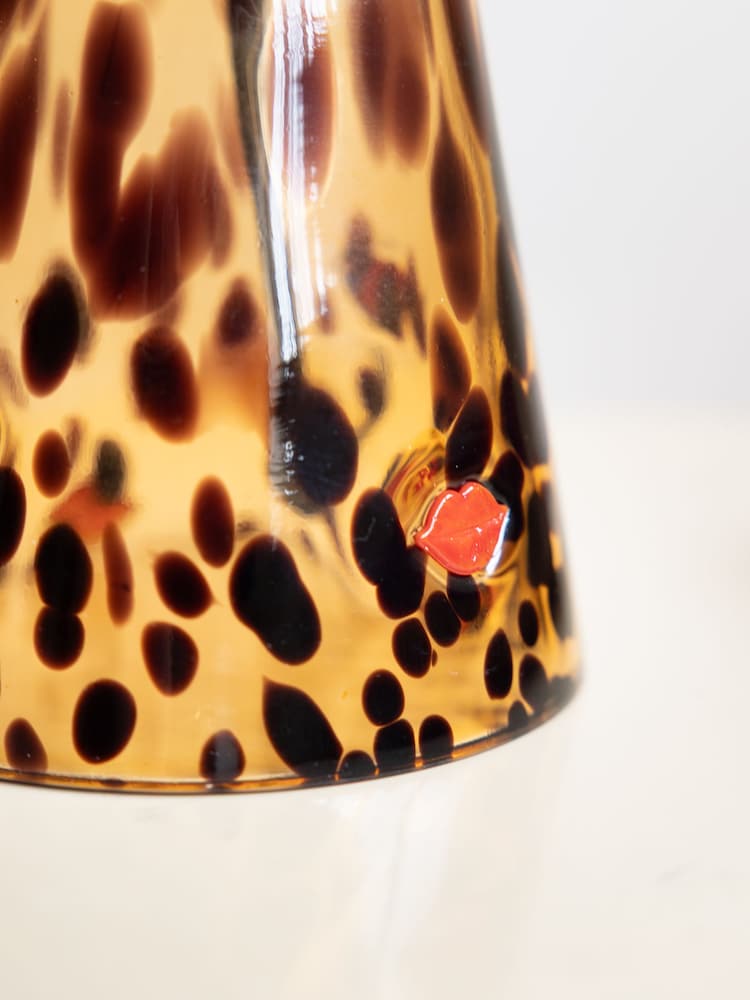 Rockett St George Leopard The Icons Glass Table Lamp - Image 5 of 5