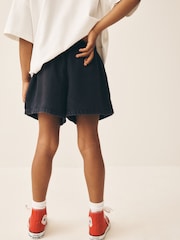 Washed Black Pullon Shorts (3-16yrs) - Image 3 of 4
