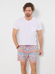 Joe Browns Green Amazing Aztec Swim Shorts - Image 2 of 5