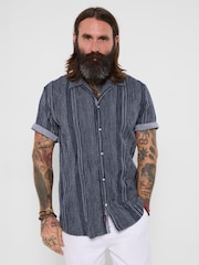 Joe Browns Blue Sensational Stitch Shirt - Image 1 of 6