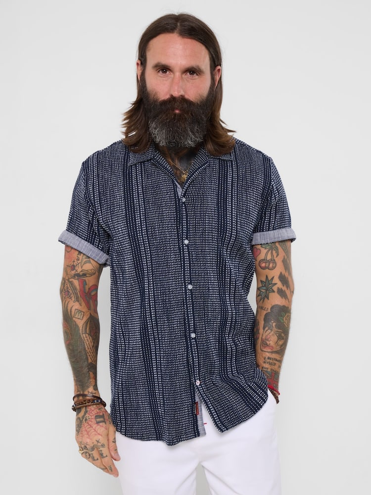 Joe Browns Blue Sensational Stitch Shirt - Image 1 of 6