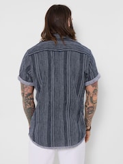 Joe Browns Blue Sensational Stitch Shirt - Image 4 of 6