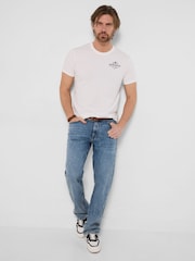 Joe Browns White Joe Browns Logo T-Shirt - Image 3 of 6