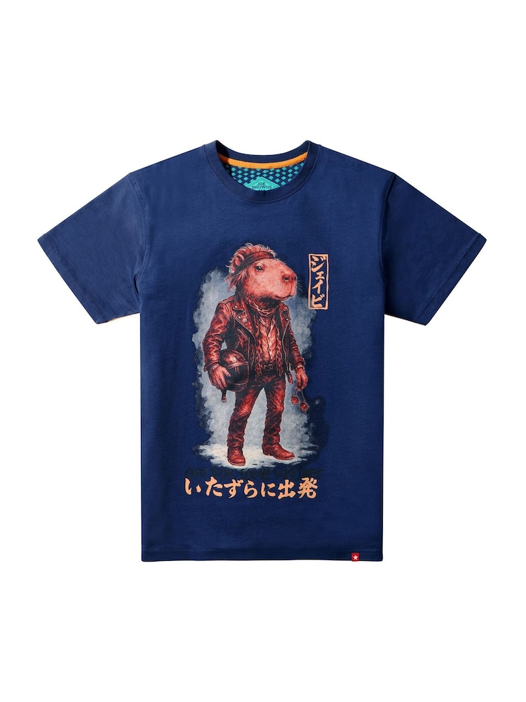 Joe Browns Blue Capybara Cruiser T-Shirt - Image 5 of 5