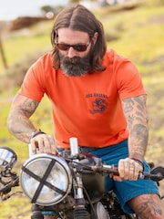 Joe Browns Orange Joes Racers Back Print T-Shirt - Image 1 of 7