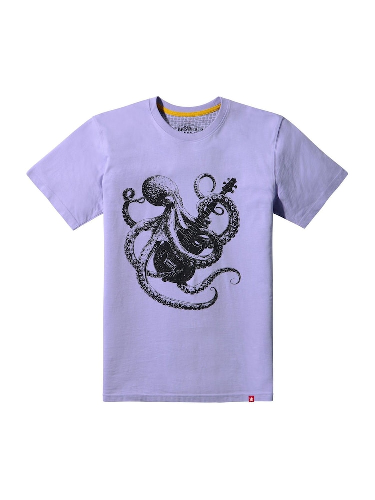Joe Browns Purple Octojam T-Shirt - Image 5 of 5