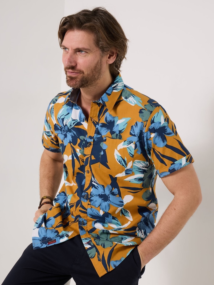 Joe Browns Blue Sunset Bloom Floral Shirt - Image 1 of 5