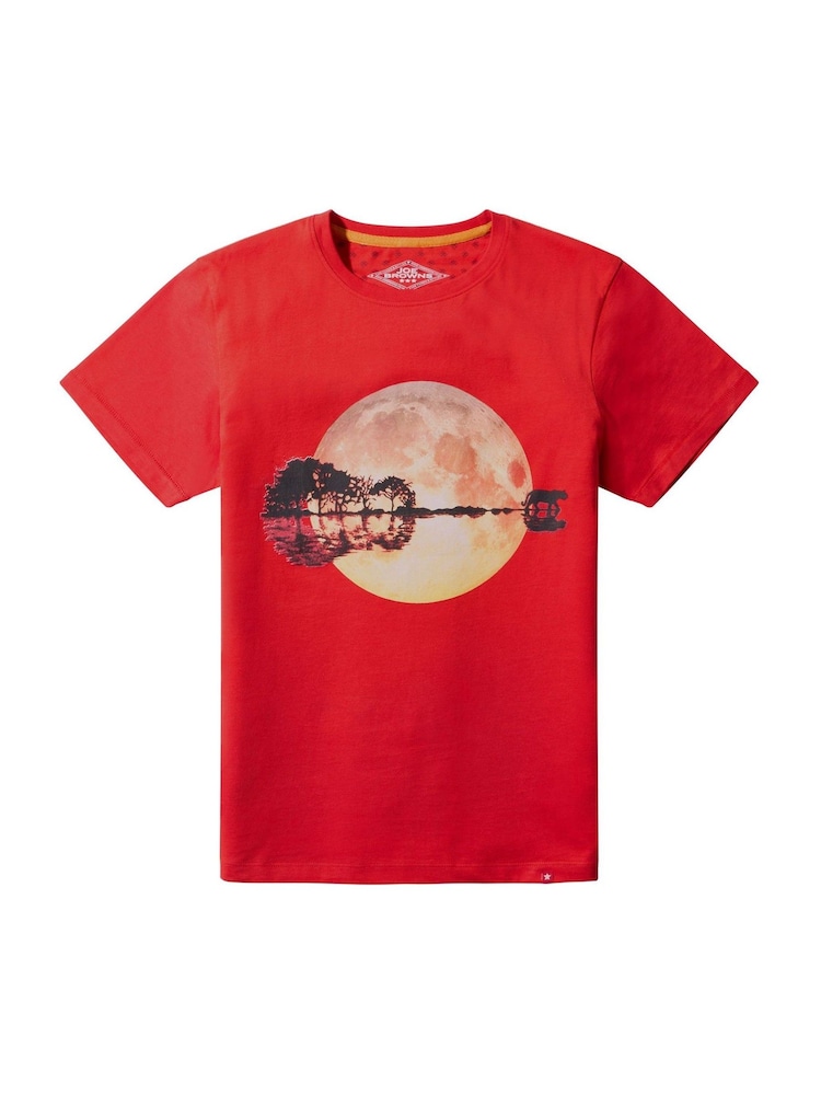 Joe Browns Red Sound Reflection T-Shirt - Image 4 of 4