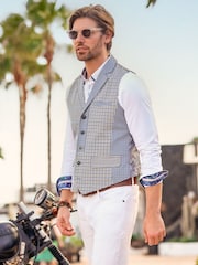 Joe Browns Blue Perfect Combination Waistcoat - Image 1 of 6