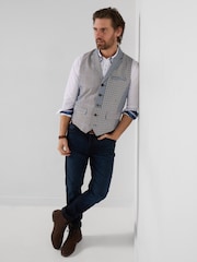 Joe Browns Blue Perfect Combination Waistcoat - Image 5 of 6