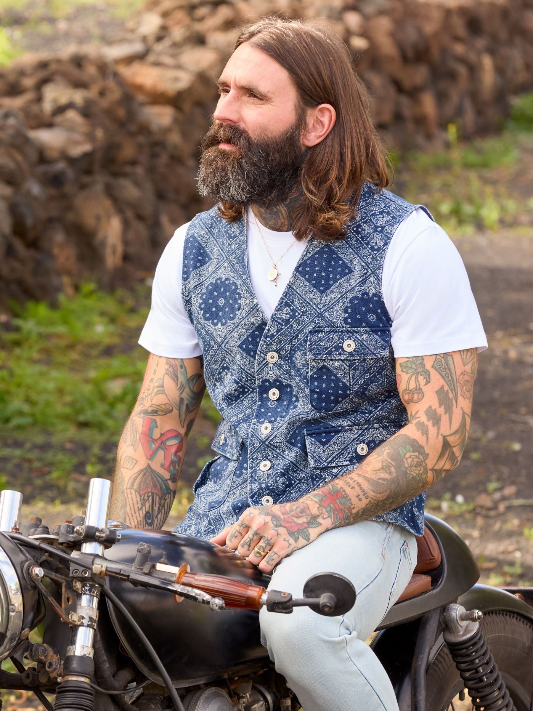 Buy Joe Browns Blue Brilliant Bandana Waistcoat from the Next UK