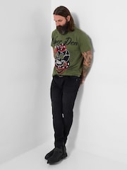 Joe Browns Green Vipers Den Embroidered T-Shirt - Image 5 of 7