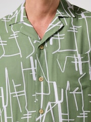 Joe Browns Green Exceptional Embroidered Shirt - Image 3 of 6