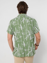 Joe Browns Green Exceptional Embroidered Shirt - Image 4 of 6