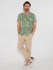 Joe Browns Green Exceptional Embroidered Shirt - Image 5 of 6