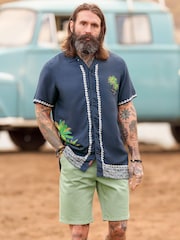 Joe Browns Black Sunset Palm Shirt - Image 1 of 6