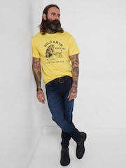 Joe Browns Yellow Tattoo Tiger T-Shirt - Image 5 of 6
