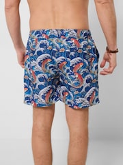 Joe Browns Blue Catching Waves Swim Shorts - Image 4 of 7