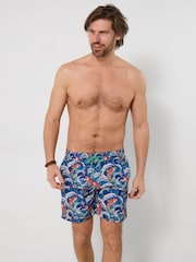 Joe Browns Blue Catching Waves Swim Shorts - Image 5 of 7