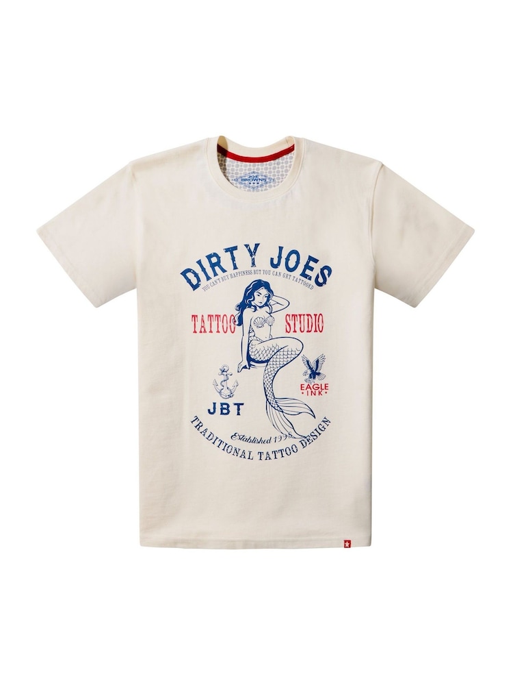 Joe Browns Cream Dirty Joes Mermaid T-Shirt - Image 5 of 5 Joe Browns Cream Dirty Joes Mermaid T-Shirt - Image 5 of 5