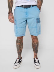 Joe Browns Blue Captivating Customised Cargo Shorts - Image 1 of 7