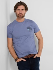 Joe Browns Blue Vinyl City T-Shirt - Image 2 of 6