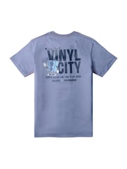 Joe Browns Blue Vinyl City T-Shirt - Image 6 of 6