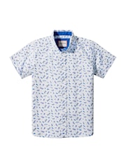 Joe Browns Blue Dapper Dragon Fly Shirt - Image 5 of 5