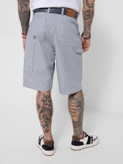 Joe Browns Blue Stripe It Right Carpenter Shorts - Image 3 of 7