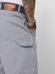 Joe Browns Blue Stripe It Right Carpenter Shorts - Image 4 of 7