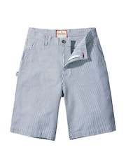 Joe Browns Blue Stripe It Right Carpenter Shorts - Image 6 of 7