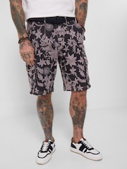 Joe Browns White Fun and Floral Printed Cargo Shorts - Image 1 of 7