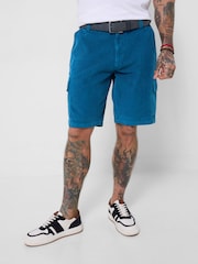 Joe Browns Blue Cool In Cord Cargo Shorts - Image 1 of 7