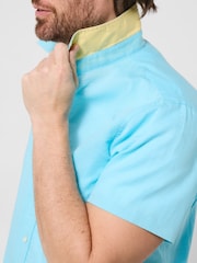 Joe Browns Blue Remarkable Linen Blend Shirt - Image 3 of 5