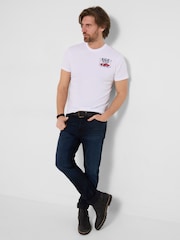 Joe Browns White Ride & Tide T-Shirt - Image 3 of 6
