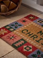 Merry Christmas Coir Doormat - Imaginea 5 din 6