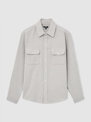 قميص Sands بجيبين من قطن مولسكين من Reiss - Image 2 of 6