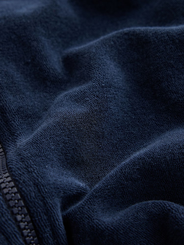 Navy Dino Towelling Zip Up Cover-Up (3mths-7yrs) - Image 4 of 4
